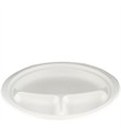 10.25" Round 3-Compartment Plate
