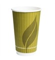 Leaf 2 Design:<br>Double Wall Paper Hot Drink Cup